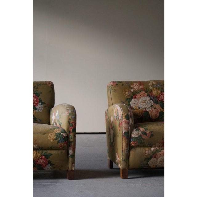 Set of Mordern Danish Curved Lounge Chairs from Fritz Hansen, 1930s For Sale - Image 16 of 18