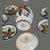 Ceramic Late 20th Century Seven Piece Whole Home Painted Talavera Style Olive Oil Dipping Set For Sale - Image 7 of 10