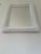 Wood Vintage White Rectangle Wicker Frame Mirror For Sale - Image 7 of 11