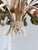 Metal Vintage Passeri Florentine Floral Chandelier in Hand-Painted Wrought Iron, Italy, 1960s For Sale - Image 7 of 15