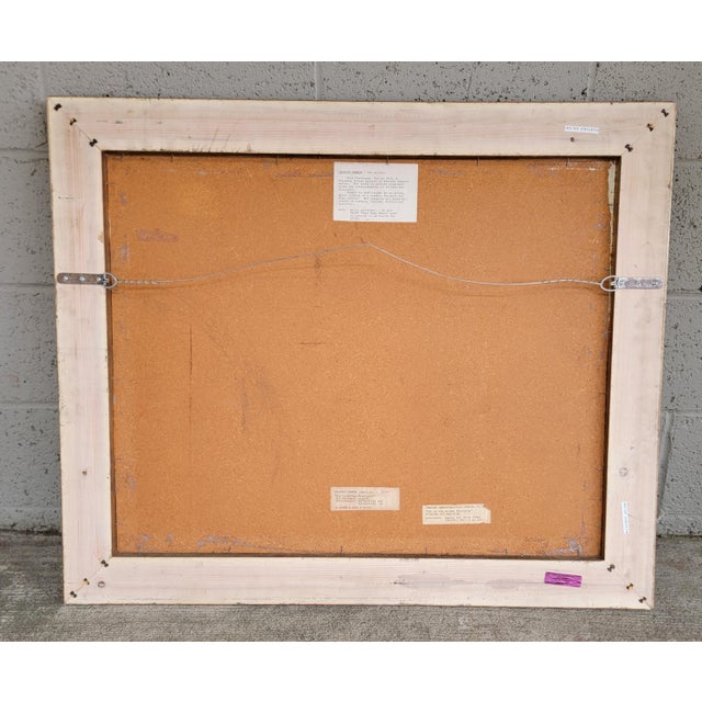 American Western Painting by Charles Damrow Elk & Mountains For Sale In San Francisco - Image 6 of 9