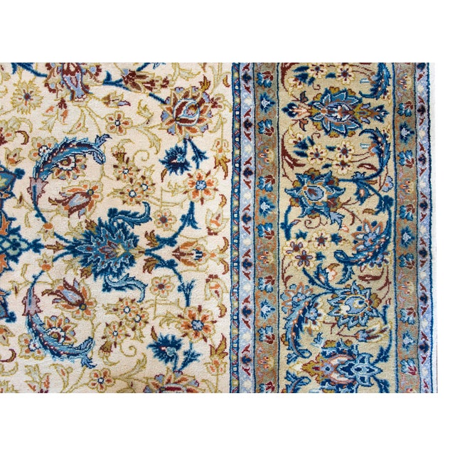 Persian Mid 20th Century Persian Kashan Rug For Sale - Image 3 of 16