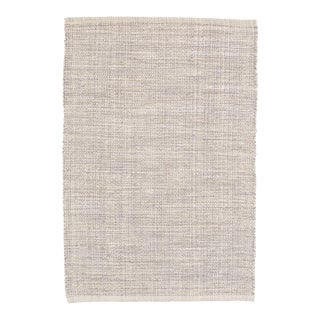 Dash & Albert by Annie Selke Marled Grey Woven Cotton Rug, 2'6" x 8' For Sale