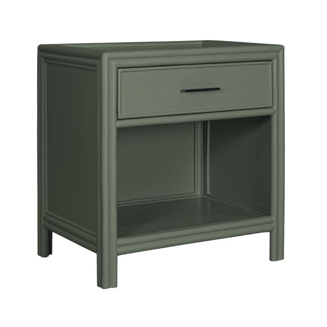 Capri End Table in Evergreen For Sale - Image 4 of 8