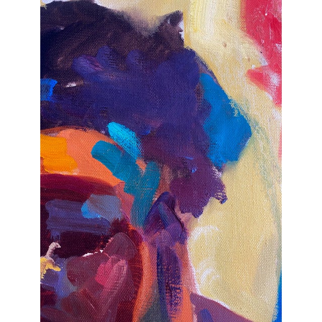 Relocation Super Sale! Abstract Expressionist Original Oil Painting by Arthur Harrow, Framed For Sale - Image 4 of 10