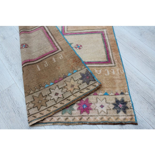 Vintage Turkish Rug Runner - 36"x138" For Sale - Image 12 of 13