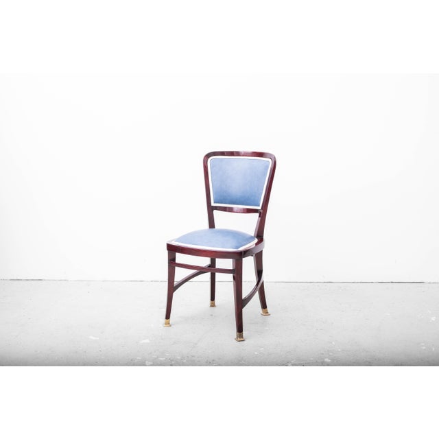 Art Nouveau Dining Chairs from Prof. Josef Hoffmann / Robert Fix, Vienna, Austria, 1900s, Set of 3 For Sale - Image 15 of 18