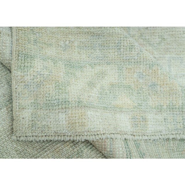 Turkish Oushak Rug 2'11" x 15' #19409 For Sale In Houston - Image 6 of 8