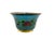 Vintage Mid 20th Century Chinese Cloisonné Decorative Bowl in Brilliant Sky Blue With Floral Motif For Sale - Image 9 of 16