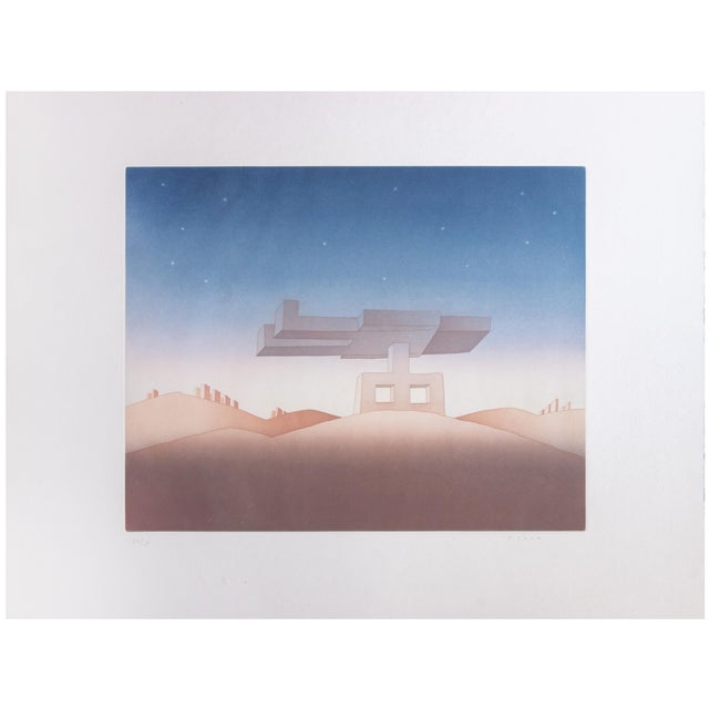 Jean Michel Folon, Sans Vie, Lithograph, 1970s For Sale - Image 4 of 4