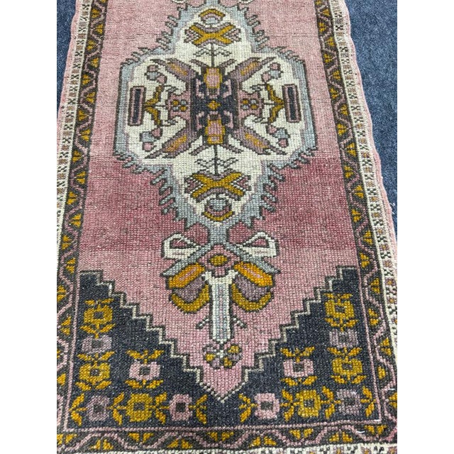 Contemporary Turkish Yastik Rug 1'10" x 3'8" For Sale - Image 3 of 5