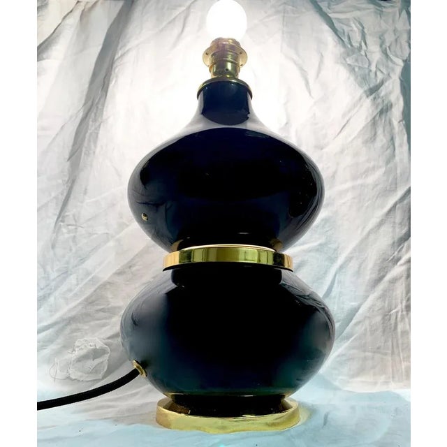 Fantastic and rare pair of table lamps in good condition made in italy in good condition. they have few sign of the time...