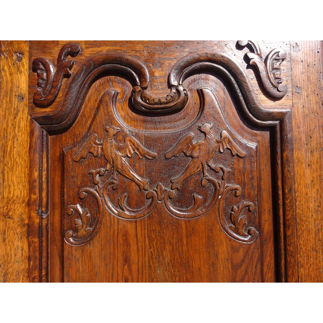Renaissance-Style Wardrobe in Oak, 1950s For Sale - Image 6 of 18