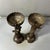 Bronze Pair of Bronze Dragon & Phoenix Candlesticks – 6.7" Figural Candle Holders For Sale - Image 8 of 9