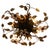 Florentine Flower Shape Flush Mount by Banci Firenze, Italy, 1970s For Sale - Image 12 of 12