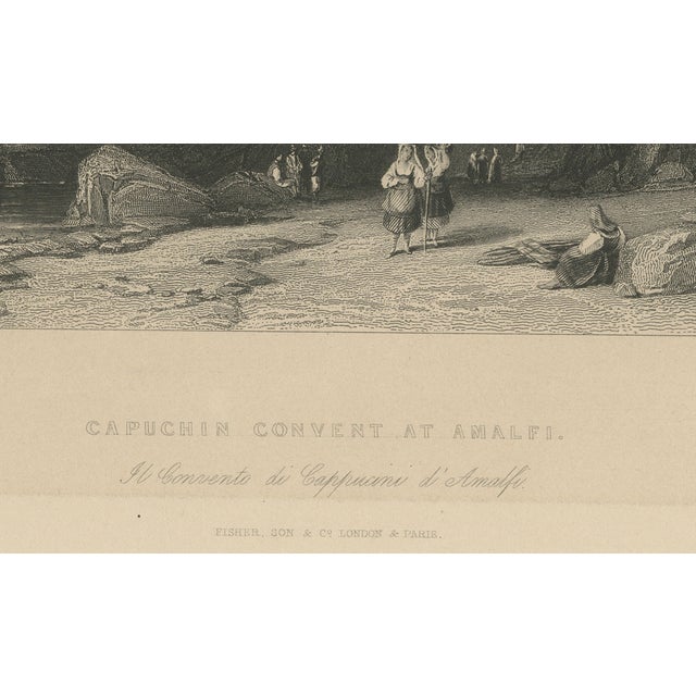 Black After W. L. Leitch, Amalfi Coast, 1838, Engraving For Sale - Image 8 of 10