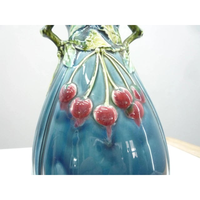 Art Nouveau Ceramic Vases, Set of 2 For Sale - Image 6 of 10