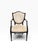 Gianfranco Ferre Home Regency Style Arm Chair. Signed with the gold metal plaque.