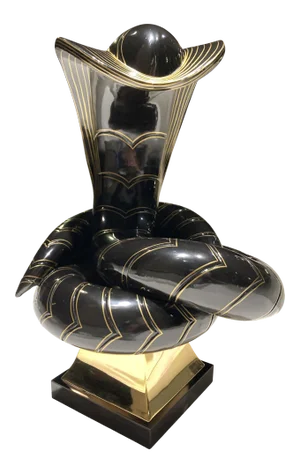 Abstract “Cobra” Sculpture Manner of Tony Duquette