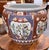 Chinese Vintage Painted & Glazed Large Scale Chinese Porcelain Fish Bowl W/ Peony Flowers & Butterflies For Sale - Image 3 of 11