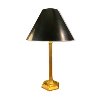 Gilt Brass Lamp For Sale