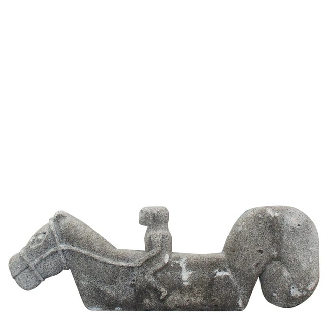 Vintage Indonesian Stone Sumba Horse For Sale In Los Angeles - Image 6 of 6