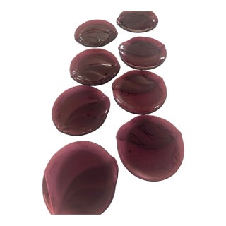 Mid-Century Hazel Atlas Leaf Plates- Set of 8 For Sale