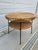 Wood 60s Round Wicker Rattan Side Table Brass Ball Feet For Sale - Image 7 of 14
