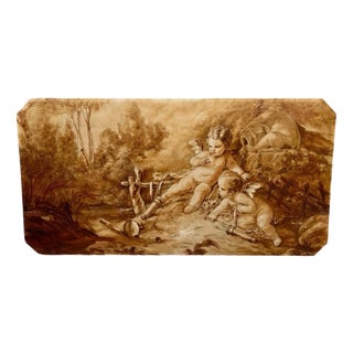 After Antoine Ferracci, Nude, Figurative Composition, Oil Painting on Canvas For Sale
