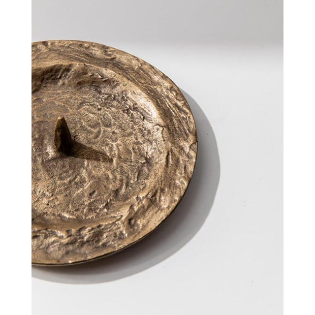 Vintage Bronze Candleholder, 1960s For Sale - Image 6 of 11