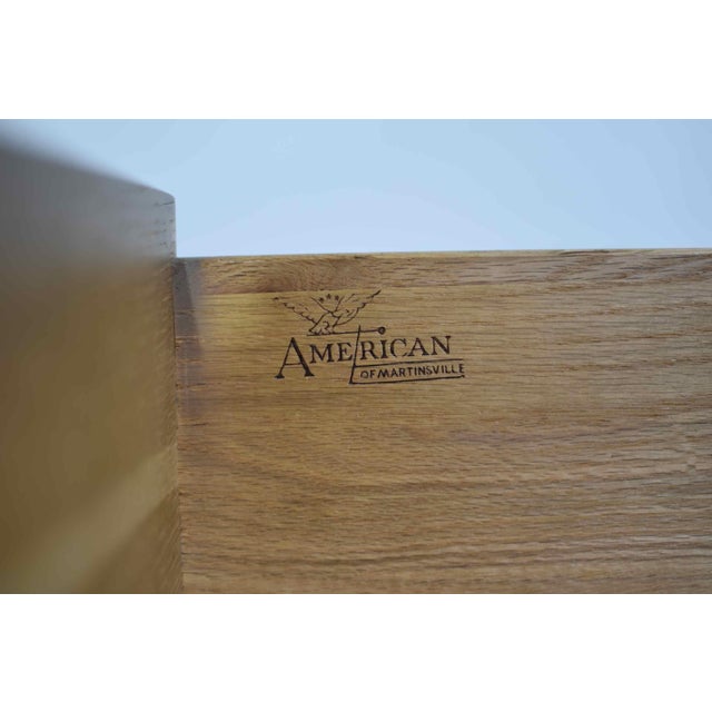 Mid Century Ming Style Lowboy Dresser by American of Martinsville For Sale - Image 13 of 13