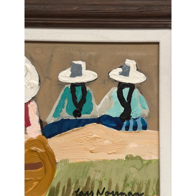 Lars Norman, Bolivia, 1960s, Oil on Panel, Framed For Sale - Image 7 of 18