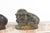 Vintage Lost Wax Cast Bronze Foo Dog Sculptures with Bronze or Verde Patina For Sale - Image 11 of 12
