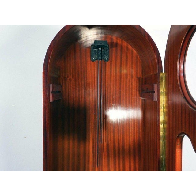 Art Deco Mahogany Standing Clock, 1930s For Sale - Image 14 of 18