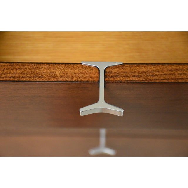 1950s Refinished George Nelson for Herman Miller Walnut Dresser For Sale - Image 10 of 11