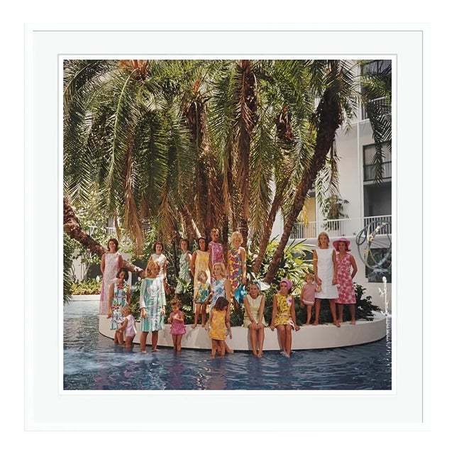 Young Society 1964 by Slim Aarons White Framed C-Print For Sale