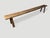 Contemporary Andrianna Shamaris Wabi Sabi Teak Wood Long Bench For Sale - Image 3 of 5