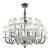 Monumental Modern Transparent Murano Glass Chandelier by Simoeng for Simoeng For Sale