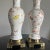 1960s 1960's Ceramic Lamps Chinoiserie Cherry Blossom & Butterfly - A Pair For Sale - Image 5 of 11