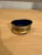 Art Deco Antique Salt Cellar With Cobalt Glass For Sale - Image 3 of 7