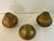 Vintage Indian Engraved Brass Decorative Bells — Set of 3 For Sale - Image 4 of 12