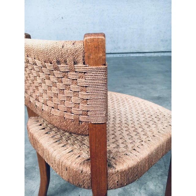 Mid-Century Rope Side Chair, Sweden, 1960s For Sale - Image 4 of 18