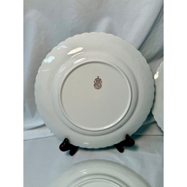 Vintage, French, Luneville, Ceramic Fish Plates - Set of 4 For Sale - Image 10 of 11