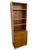 Wood Vintage Mid Century Modern Bookshelf Cabinet With 4 Drawers For Sale - Image 7 of 11
