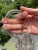 Victorian Rare Fine Antique 19th C. Victorian Free Blown Glass Whimsy Hanging Chain Basket For Sale - Image 3 of 18