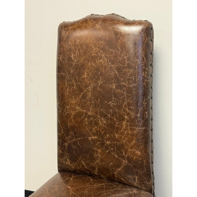 Pottery Barn Calais Upholstered Dining Chairs - Set of 10 For Sale In New York - Image 6 of 12