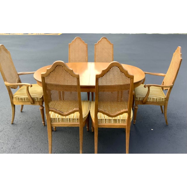 1950s Mid Century Walter of Wabash Dining Room Table & 6 Chairs Chairish