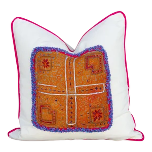 Prachi Vintage Boho Throw Pillow