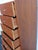 Mid Century Danish Modern Tall Narrow Lingerie Jewelry Chest 6628 For Sale - Image 9 of 15