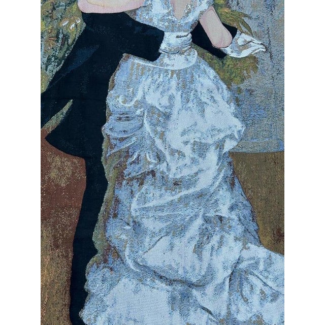 French Aubusson Style Jacquard Tapestry after A. Renoir, 2000s For Sale - Image 15 of 18